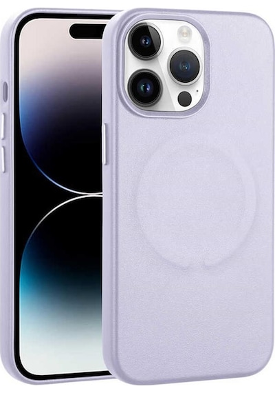 Apple Uyumlu iPhone 14 Pro Kılıf PU Deri Magsafe Wireless Şarj Özellikli Derix Kapak