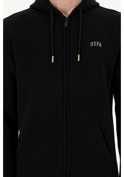 U.S. Polo Assn. Erkek Siyah Şardonlu Örme Hırka 50293146-VR046