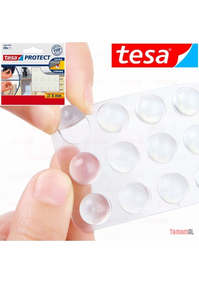 Tesa alman Markası Ses Ve Kaydırma Önleyici Silikon Damla Taban Siyah