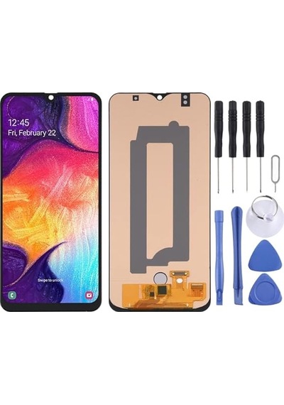 Samsung Uyumlu A50 Lcd Ekran A505 Siyah Renk İlanı Tamir Seti Lcd Ekran