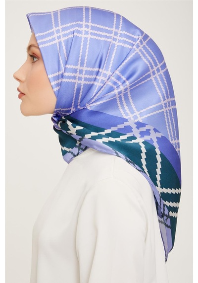 Armine Twill İpek Eşarp 23ka9040 6 55 Mor