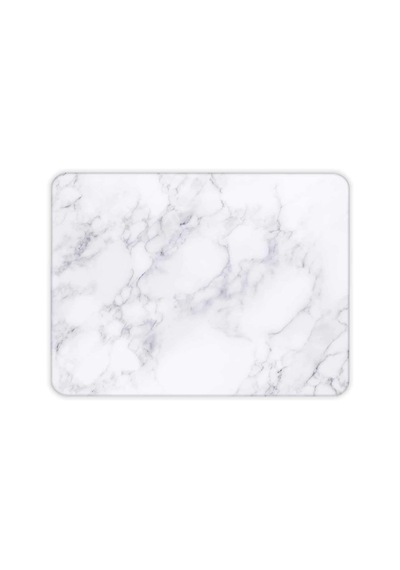 Tr 10011502221 Klasik Mermer Görünümlü Cam Kesme Tahtası, 29cm X 34cm Diğer