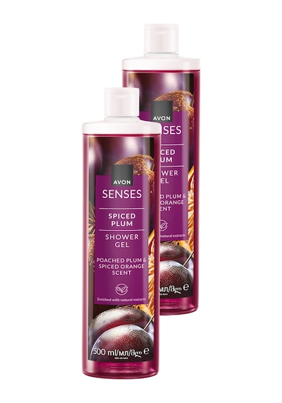 Spiced Plum Baharatlı Erik Ve Portakal Kokulu Duş Jeli 500 Ml. İkili Paket Fresh