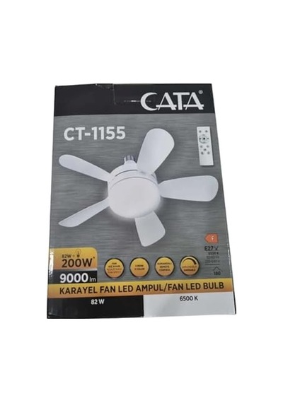 Cata Karayel Fan Led 82w Kumandalı Işıklı Vantilatör Ct-1155,beyaz