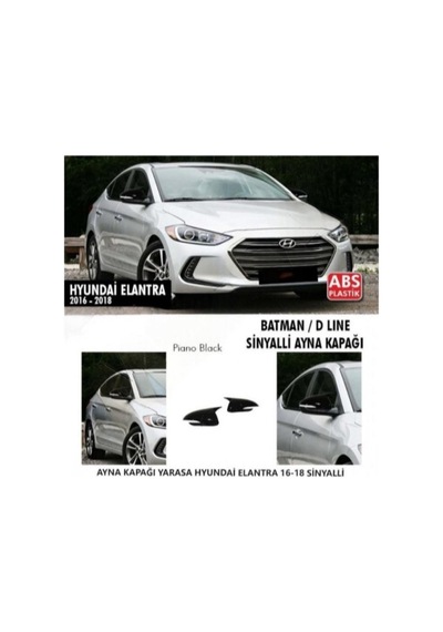 Onkar Ayna Kapağı Yarasa Hyundai Elantra 11-15 Blue 11-18 I30 12-17 Sinyalli 208-017-001