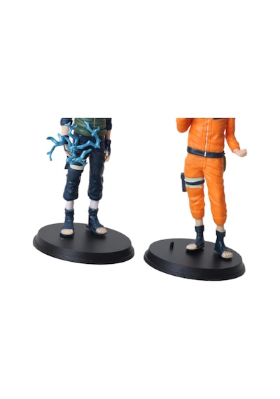 Naruto: Shippuden Naruto Uzumaki Kakashi Hatake Anime Manga Karakter Figür Seti 2 Kahraman Bir Arada Naruto - Bandai