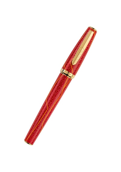 Montegrappa The Flash Limitli Üretim Dolma Kalem - M Uç Isfln3ar Kırmızı