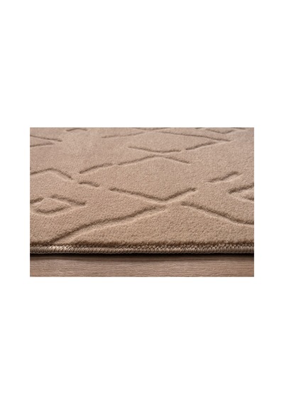 Plato Halı Opqo İskandinav Premium Yıkanabilir Polyester Kaymaz Taban Bej Halı