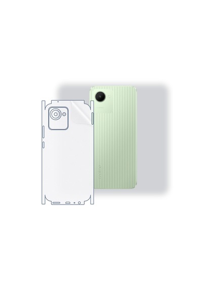 Realme C30 Uyumlu Fullbody Arka Kaplama Hidrojel Koruyucu Film