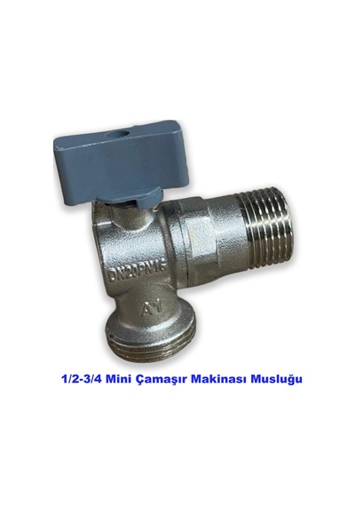 Çamaşır Makinası Musluğu Eko Mini 1/2-3/4