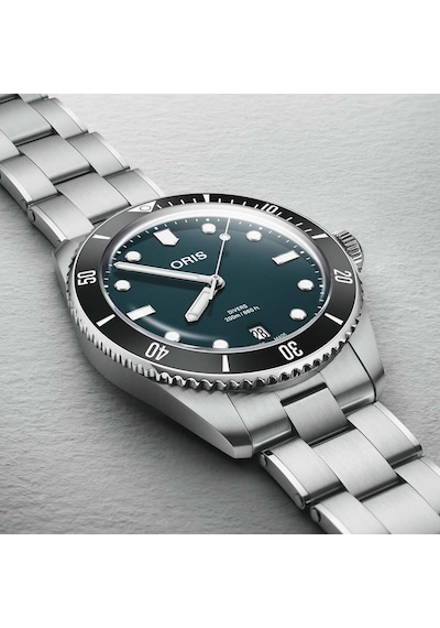Oris Divers Date 01 733 7795 4055-set Metalik