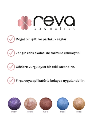 Terracotta Far & Terracotta Eyeshadow - Vegan & Temiz Içerik Rv547 Mor