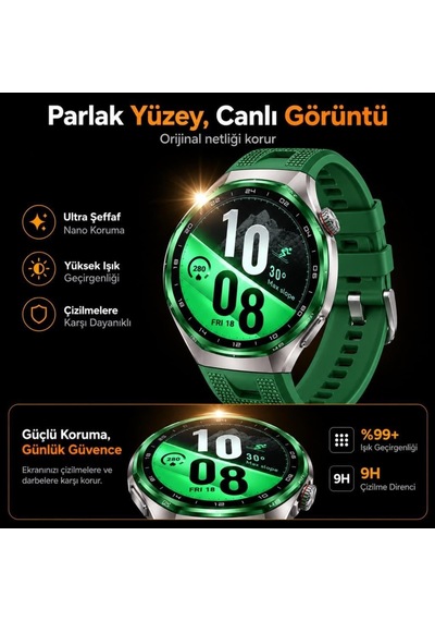 Huawei Watch Gt 7 Pro İle Uyumlu Ekran Koruyucu Nano Parlak Çizilmeye Dayanıklı Akıllı Saat Koruması, 9h Kırılmaz Esnek Cam, Hd Şeffaf 2 Adet Çok Renkli Huawei Watch Gt 7 Pro İle Uyumlu Ekran Koruyucu Nano Parlak Çizilmeye Dayanıklı Akıllı Saat Koruması, 9h Kırılmaz Esnek Cam, Hd Şeffaf 2 Adet Çok Renkli