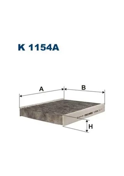 Fıltron K1154a Polen Filtresi Karbonlu 1253220 1315687 1452344