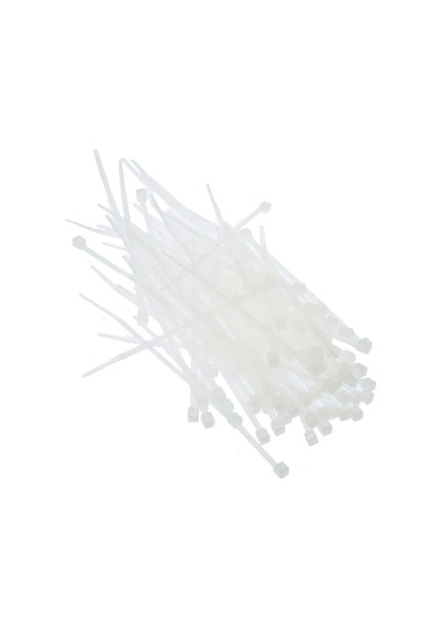 Tek-iş Beyaz Cırt Kelepçe Kablo Bağı Seti 160mm X 4.8mm 20 Adet, Pratik Ve Dayanıklı Kablo Düzenleyici Genel