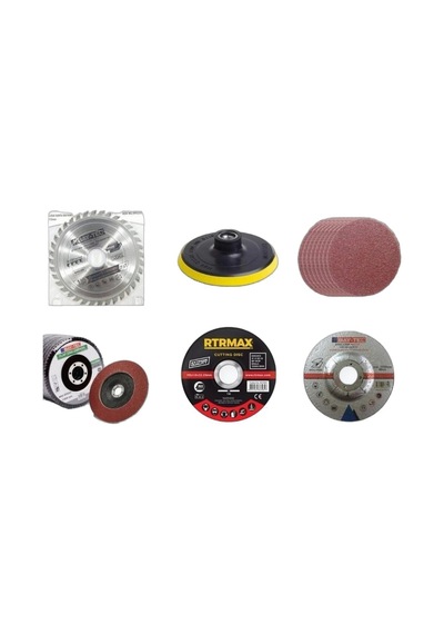 5'li Taşlama Disk Seti Elmas Sunta Ahşap Metal Kesici Ve Zımpara