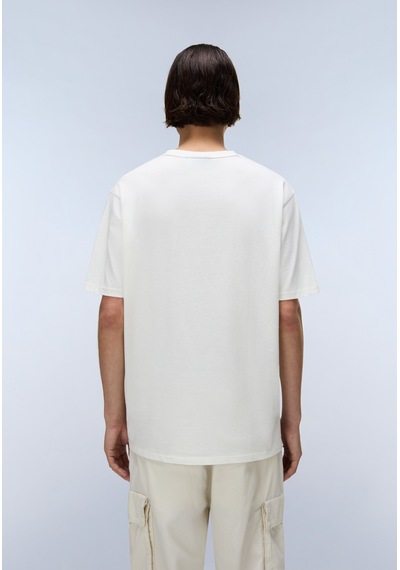 Napapijri S-badge Ss 1 Erkek T-shirt-31960 Beyaz