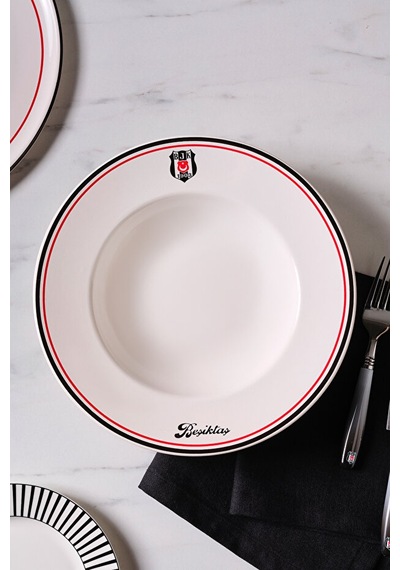 Karaca X Beşiktaş Makarna Tabağı 27 Cm Siyah