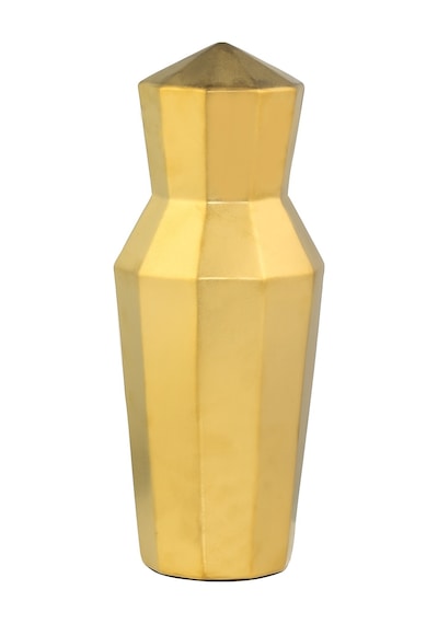 Vitale Dome Dekoratif Vazo Gold 15x15x37 Cm Ak.wlt0671