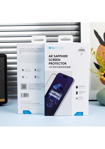 Premium Cihaz Örtüsü Telefon Aksesuarı İphone 18 Pro Max Uyumlu Ar Sapphire Cam Ekran Koruyucu