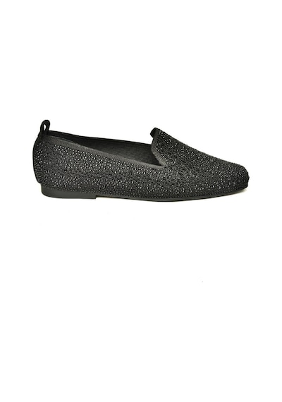 Fox Shoes U820113357 Siyah Triko Kadın Günlük Ayakkabı Siyah-triko Siyah