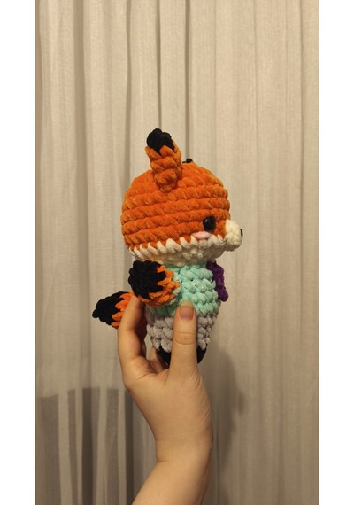 Nick El Yapımı Amigurumi Anahtarlık Örgü Peluş Figür 02 - Çok Renkli