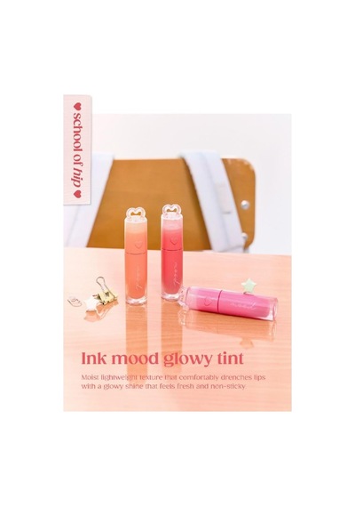Kalıcı, Pigmentli, Parlak Bitişli Tint Ink Mood Glowy Tint 35 Special Coral