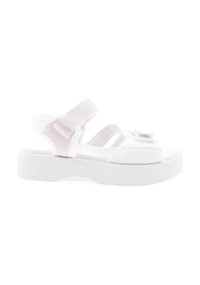 Dgn 5046-22y Kadin Cirtli Bantli Sandalet 4824-2027-R0298 Beyaz
