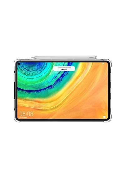 Matepad 10.4 Uyumlu Zore Tablet Nitro Anti Shock Silikon Kapak-renksiz Tablet Kılıfı