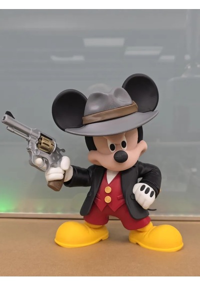 Gangster Mıckey Mause Figür 20cm-3d Baskı-kolleksiyonluk Biblo