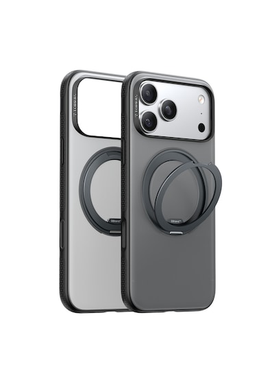 Torras Apple iPhone 17 Pro / 18 Pro Uyumlu O Stand R Fitness Serisi Magsafe Kılıf Siyah