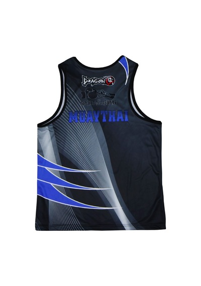 Dragondo 4578 Ifma Muay Thai Atlet Muay Thai Maç Atleti Mavi
