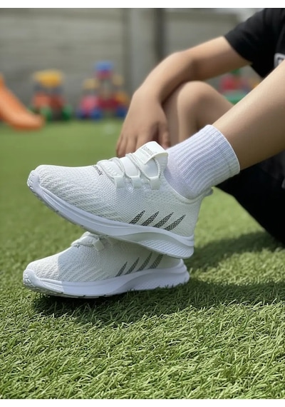 Tuğba Ortopedi 511 Çocuk Lastikli Rahat Sneaker Beyaz