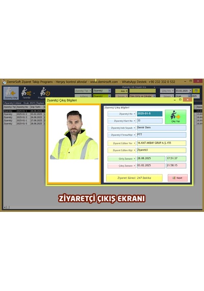 Demirsoft Ziyaretçi Takip Programı