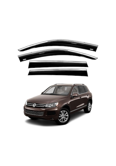 Volkswagen Touareg Krom Çıtalı Cam Rüzgarlığı 2011-