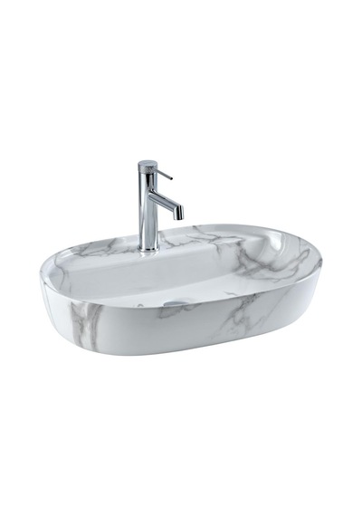 Lena E-2114M1 Tezgahüstü Lavabo Beyaz