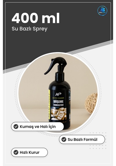 Oto Döşeme Temizleyici Sprey 400 Ml Kumaş Koltuk Halı Tekstil Lek