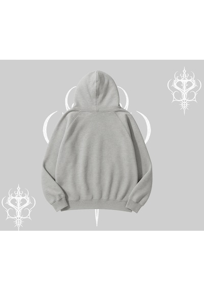 Startmore Beyaz Hırka Sweatshirt Vampir Dış Gri