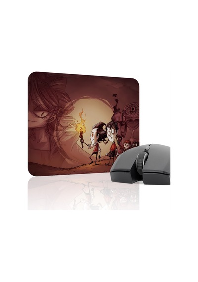 Don't Starve Kaymaz Dikişli Kauçuk Oyuncu Mousepad V3 - 22x18 Gaming Mouse Pad Fare Altlığı