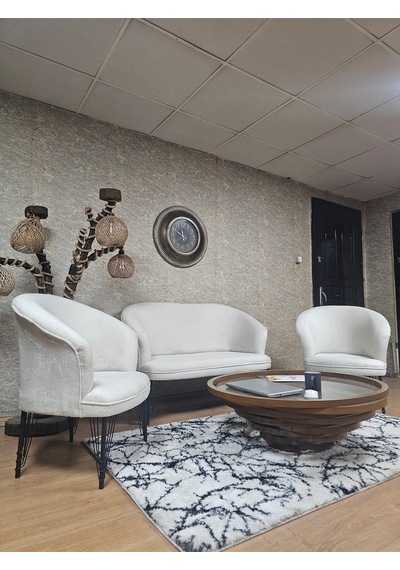 Zafir Teddy Takım Siyah Boyalı Telli Ayak Çay Seti Koltuk - Berjer , Balkon, Salon, Ofis Krem Zafir Teddy Takım Siyah Boyalı Telli Ayak Çay Seti Koltuk - Berjer , Balkon, Salon, Ofis Krem