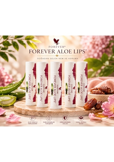 Forever Aloe Lips Dudak Koruyucu 5'li