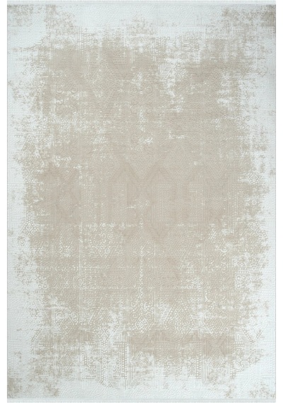 Hoom Rugs İmge 2508 Bej Etnik Desenli Modern Akrilik Salon Halısı
