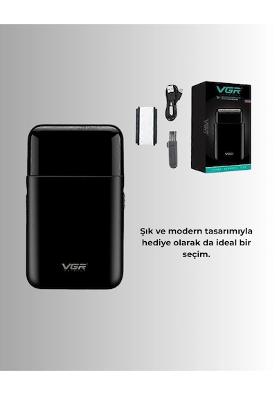 Mey İthalat Usb Şarjlı Erkek Tıraş Makinesi Cilt Dostu Ve Kompakt Tasarım