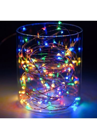 Greyder Gd967 Şerit Pilli Aydınlatma 5 Metre 50 Adet Rgb Peri Led