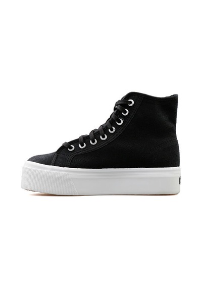 Superga 2708 Hi Top Kadın Günlük Ayakkabı S41273w-f83-sp Siyah Siyah