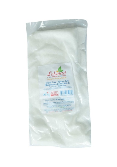 Yenilebilir İngiliz Tuzu Epsom Salt Magzenyum Sülfat 500 Gr