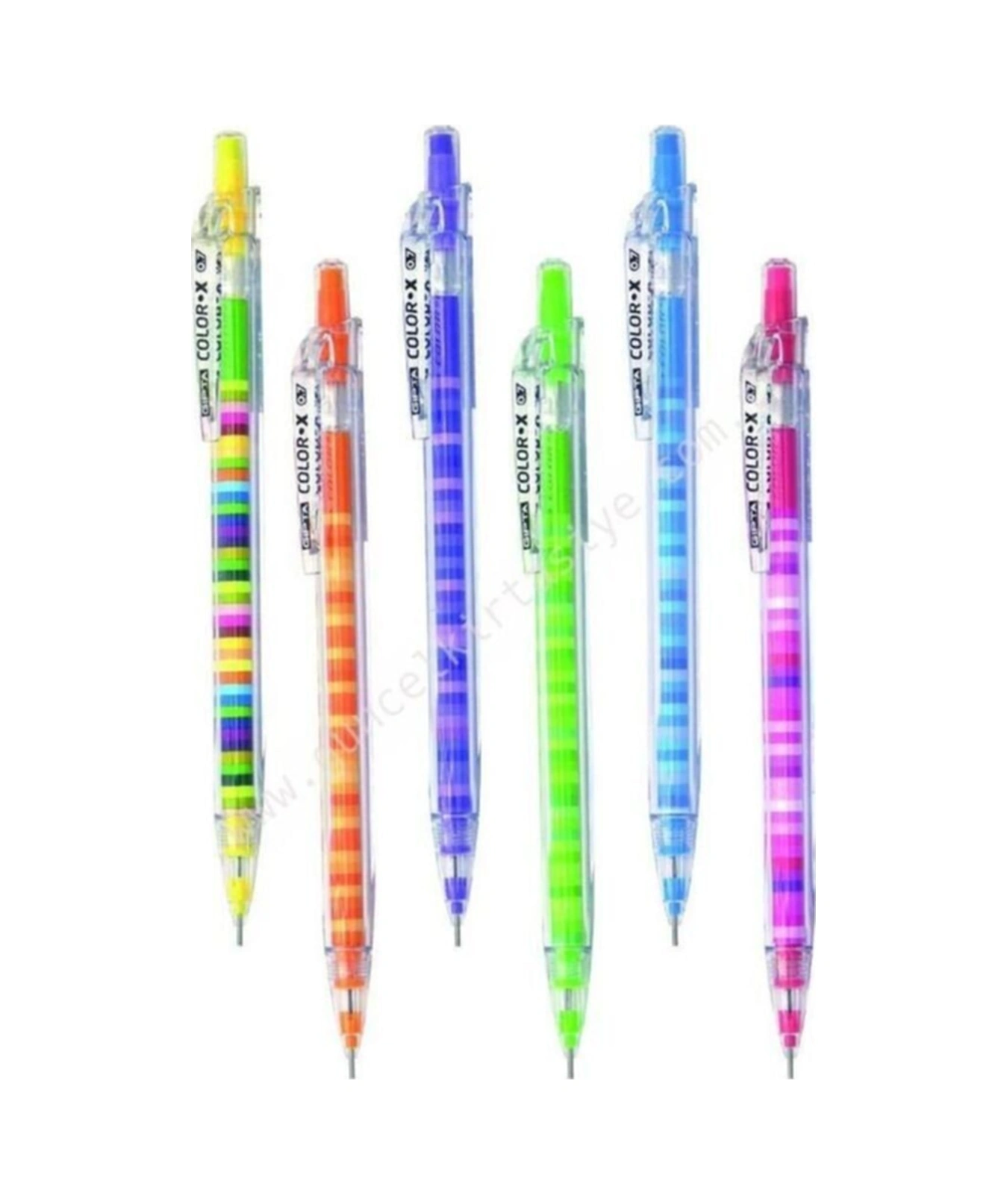 Color X 07 Versatil Renkli Gövde 1 Ad Mavi-kırmızı-pembe-turuncu-mor