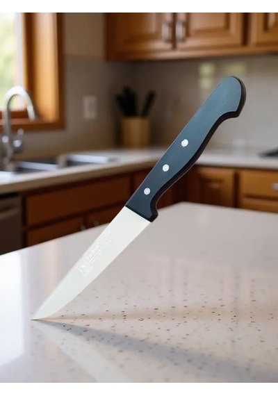 Sürmene Kasap Bıçağı 25 Cm Pimli Paslanmaz Çelik Sıyırma Doğrama Et Sebze Ekmek Mutfak Çeyiz Bıçağı