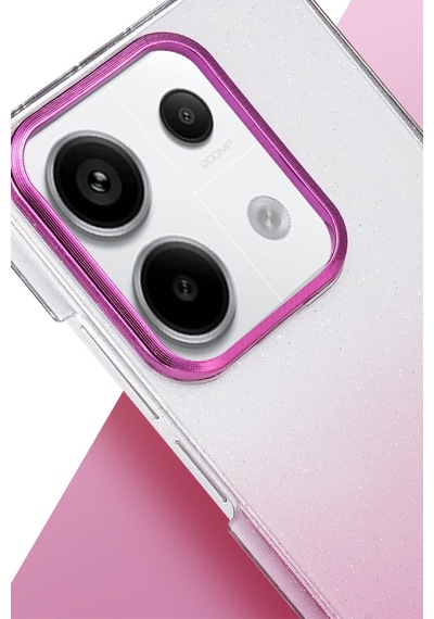 Redmi Note 13 Pro 4g Glossy Kapak - Pembe Düz Renkli