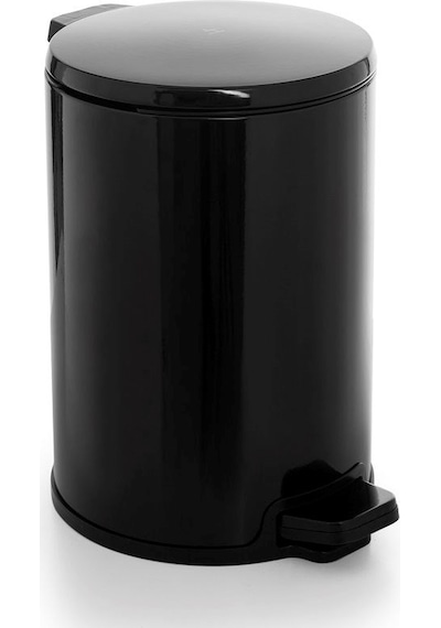 Primanova M-E49-06-06 Cigo Pedallı 12 Litre Siyah Çöp Kovası Siyah